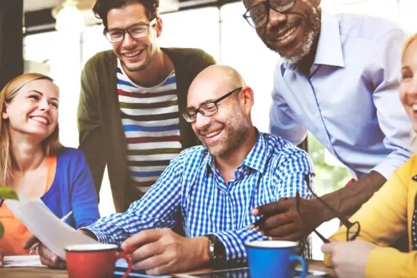Happy employees