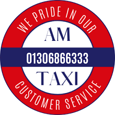 AM Taxi Dorking Logo