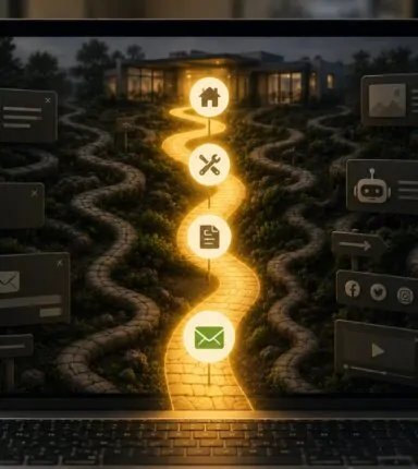 Website with yellow brick road
